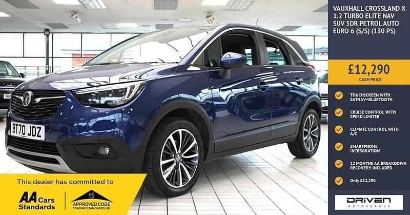 Blue Used 2020 Vauxhall Crossland X Elite SUV | £12,290 (Fair price) - Image 1/3