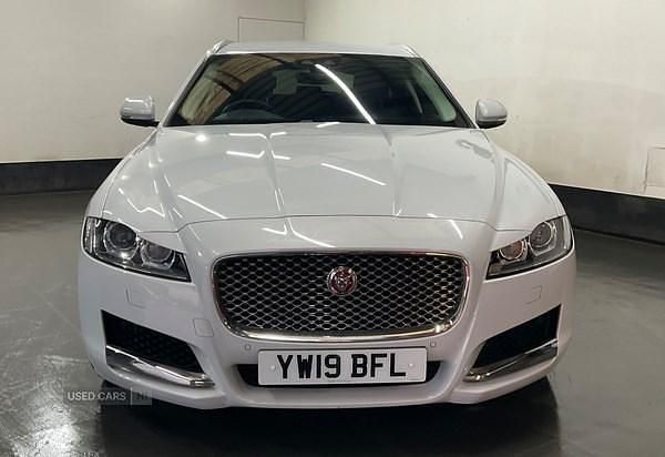 Used Jaguar XF Portfolio 2019 White Estate