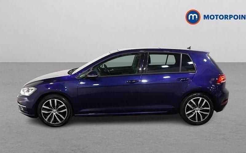 Used VW Golf VII Edition 150 HP (110 kW) 2019 Blue Hatchback