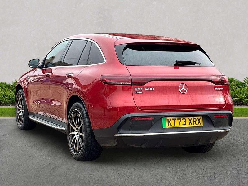 Used Mercedes EQC400 AMG line 300 kW (408 HP) 2023 Red SUV