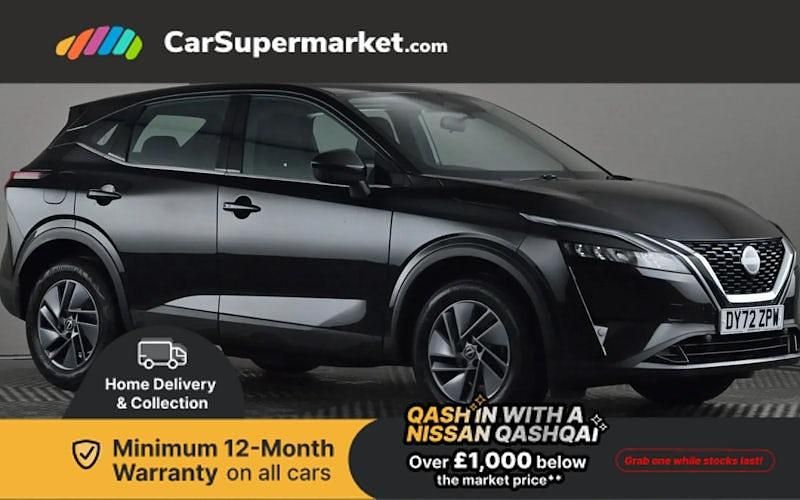 Black Used 2022 Nissan Qashqai Acenta Premium SUV | £14,997 (Good price) - Image 1/3