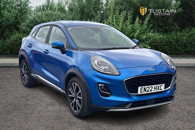 Blue Used 2022 Ford Puma Gen-E Titanium SUV | £17,199 (Good price) - Image 1/4