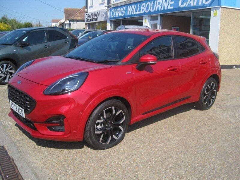 Candy red pearl Used 2023 Ford Puma ST-Line X Hatchback | £19,995 (Fair price) - Image 1/4