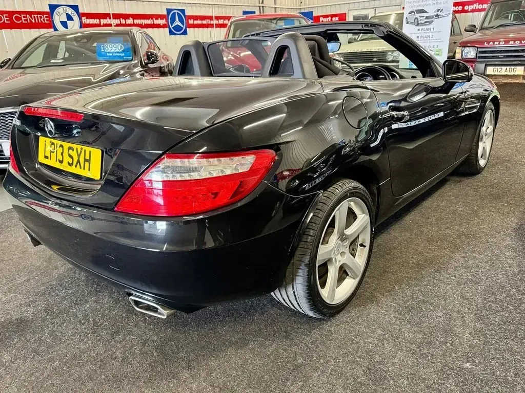 Used Mercedes SLK250 204 HP (150 kW) 2013 Black Cabriolet