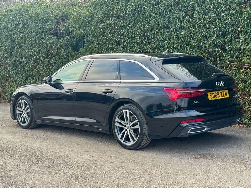 Used Audi A6 S-Line 204 HP (150 kW) 2019 Black Estate