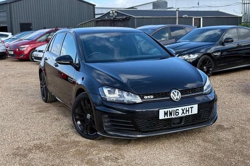 Black Used 2016 VW Golf VII GTD Hatchback | £10,490 (Fair price) - Image 1/1