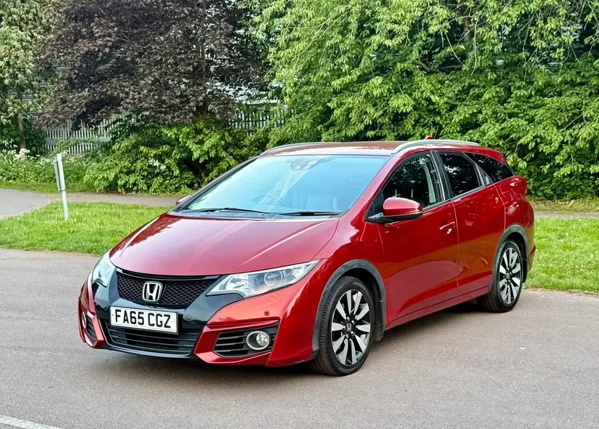 Begagnad Honda Civic SR 2016 Röd Kombi
