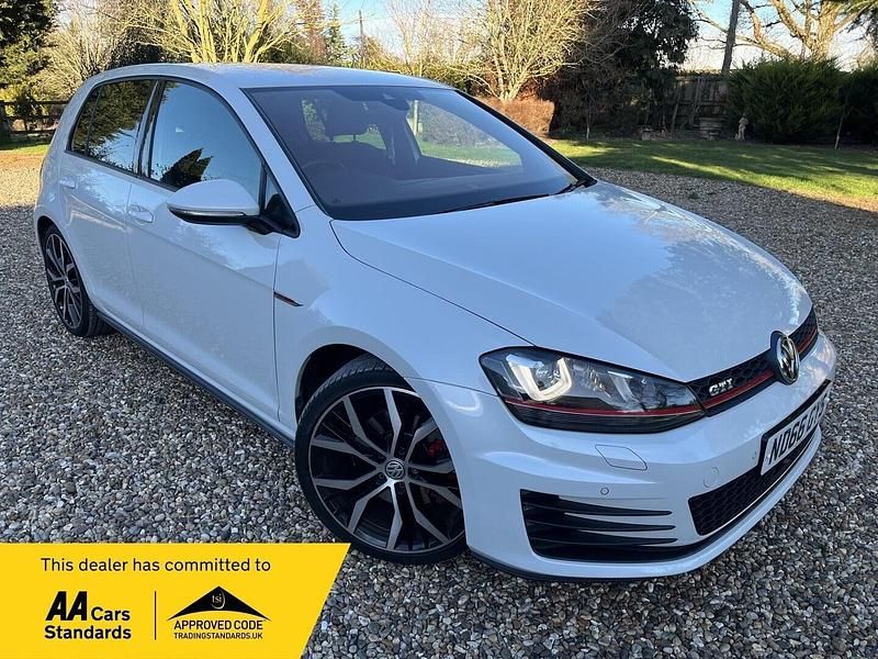 White Used 2017 VW Golf VII GTI Hatchback | £10,795 (Good price) - Image 1/4