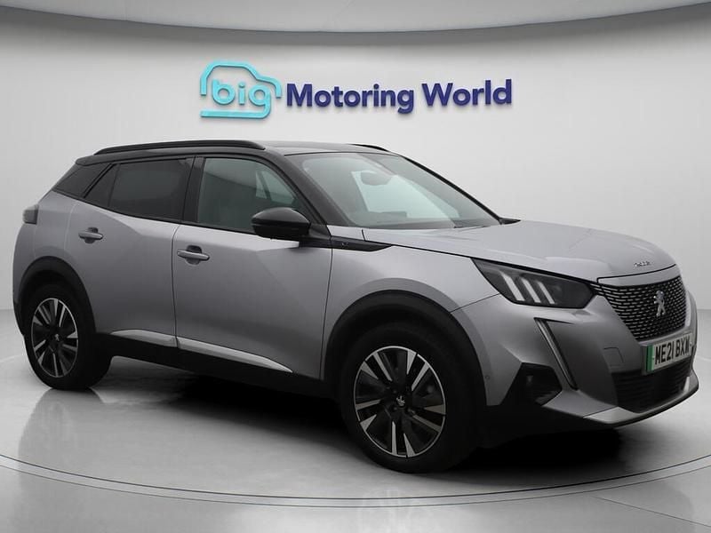 Grey Used 2021 Peugeot e-2008 Premium SUV | £11,100 (Fair price) - Image 1/4