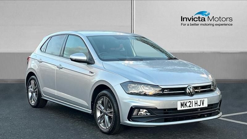Reflex silver metallic Used 2021 VW Polo R-line Hatchback | £16,500 (A bit pricey) - Image 1/4