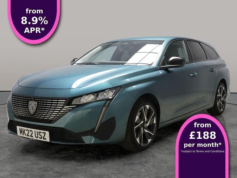 Blue Used 2022 Peugeot 308 Active Premium Estate | £13,682 (Super price) - Image 1/3