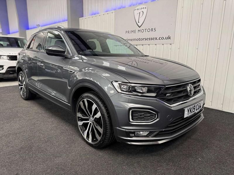 Used VW T-Roc R-line 150 HP (110 kW) 2019 Grey SUV