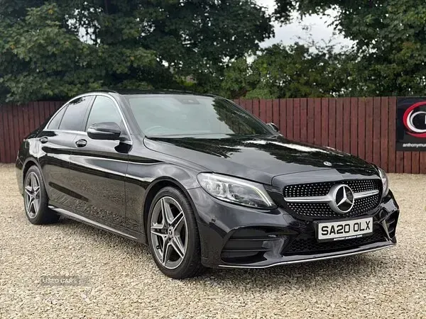 Used Mercedes C200 AMG line 2020 Black Sedan