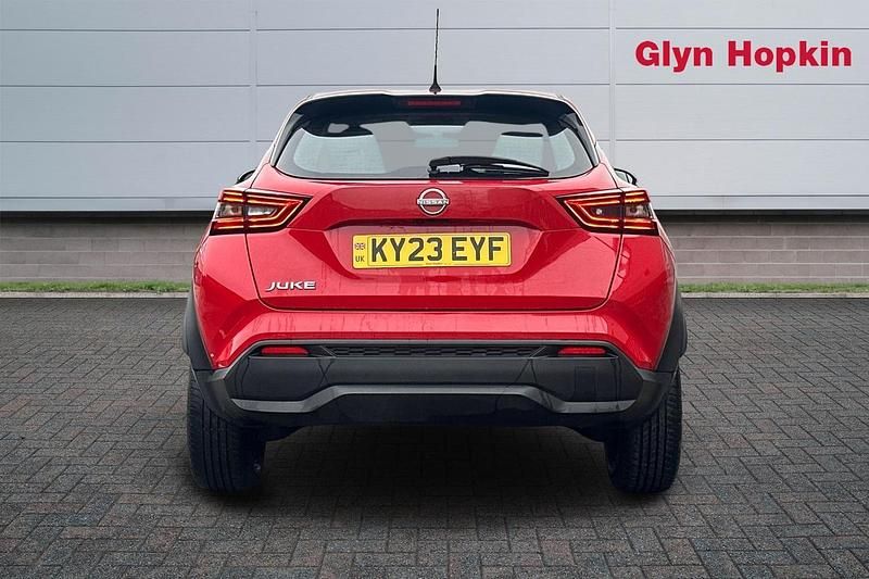 Used Nissan Juke Acenta 114 HP (83 kW) 2023 Red SUV