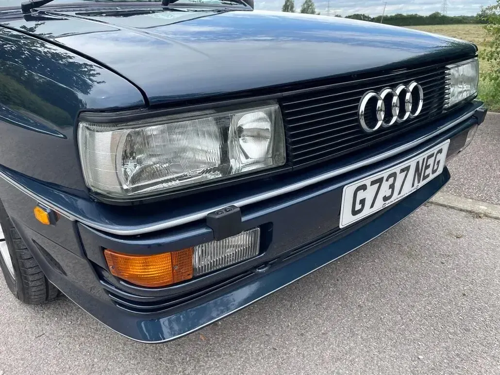 Used Audi Quattro 200 HP (147 kW) 1989 Blue Coupe
