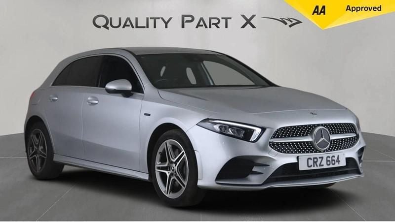 Used Mercedes A250 AMG line 2020 Silver Hatchback