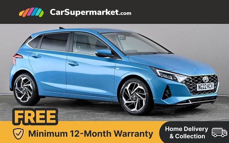 Turquoise Used 2022 Hyundai i20 Premium Hatchback | £10,697 (Fair price) - Image 1/4