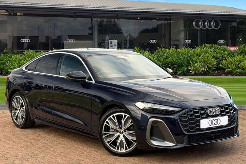 Blue Used 2025 Audi A5 S-Line Coupe | £41,980 - Image 1/4