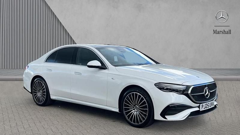 White New 2025 Mercedes E300 AMG Line Premium Plus Sedan | £64,890 - Image 1/4