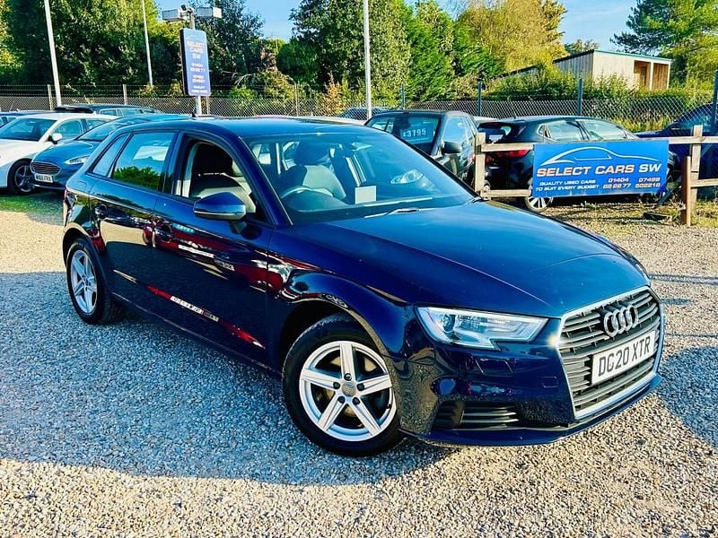 Blue Used 2020 Audi A3 Sportback Design Hatchback | £11,495 (Super price) - Image 1/4