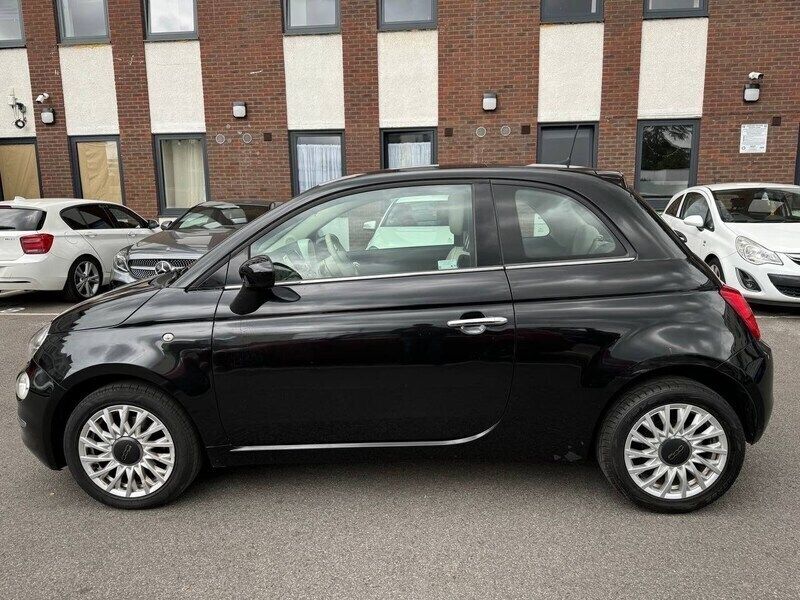 Used Fiat 500 Lounge 69 HP (50 kW) 2018 Black Hatchback
