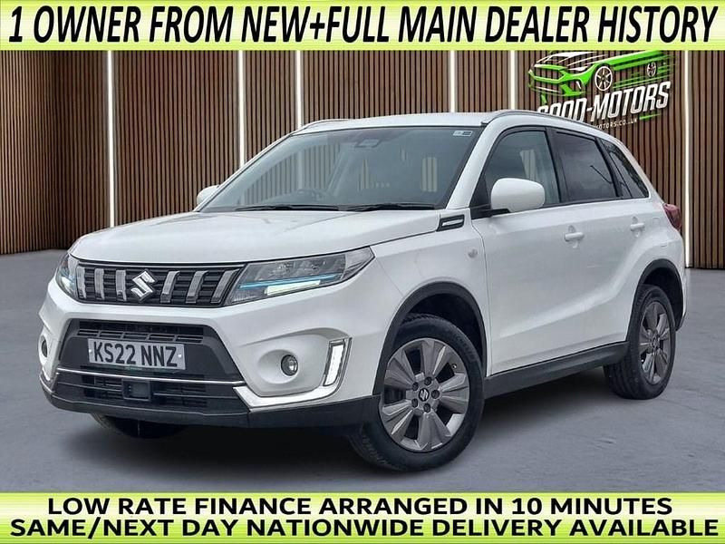 White Used 2022 Suzuki Vitara SZ-T Hatchback | £8,577 (Fair price) - Image 1/3