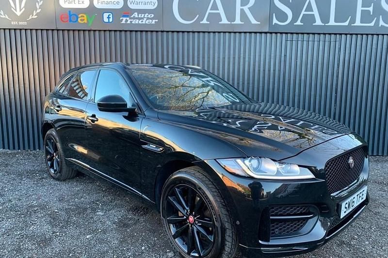 Black Used 2016 Jaguar F-Pace R-Sport SUV | £12,999 (Fair price) - Image 1/1