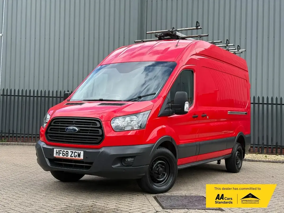 Used Ford Transit 130 HP (95 kW) 2018 Blue Van