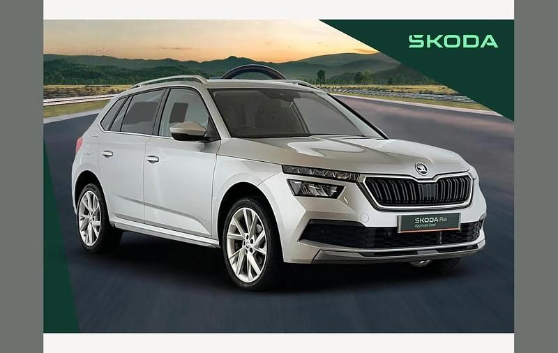 Brilliant silver Used 2022 Skoda Kamiq SE L Executive SUV | £18,990 (Fair price) - Image 1/3