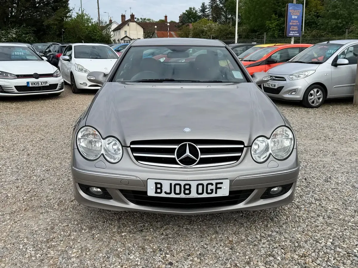 Used Mercedes CLK200 Avantgarde 2008 Silver Coupe