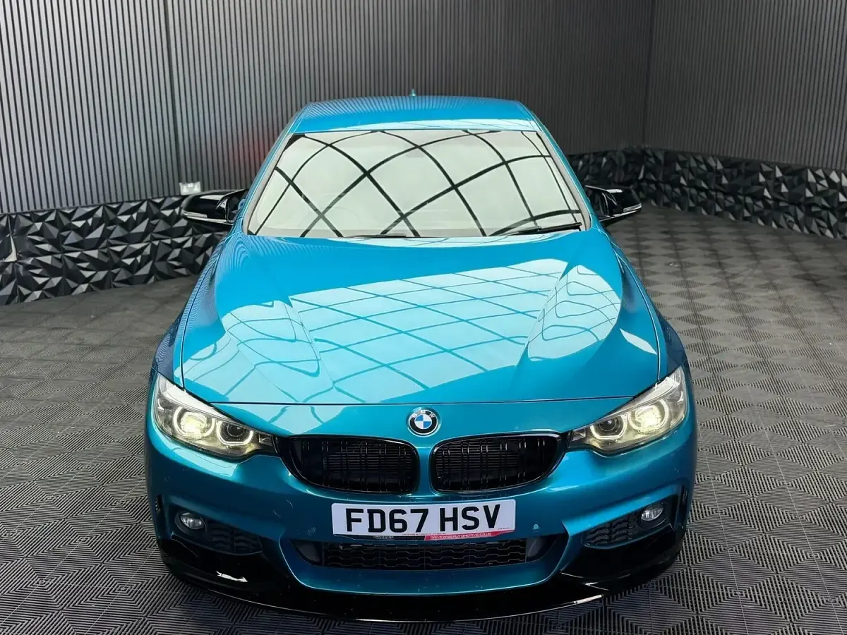 Used BMW 420 Coupé M Sport 190 HP (139 kW) 2017 Blue Coupe