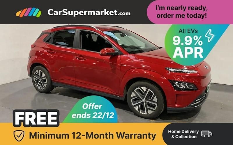Red Used 2022 Hyundai Kona Premium SUV | £13,497 (Fair price) - Image 1/3