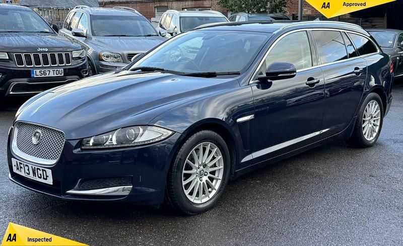 Blue Used 2013 Jaguar XF Sportbrake Business Edition Estate | £7,495 (Good price) - Image 1/3