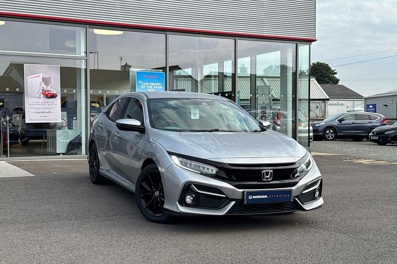 Silver Used 2021 Honda Civic SR Hatchback | £12,900 (Fair price) - Image 1/4