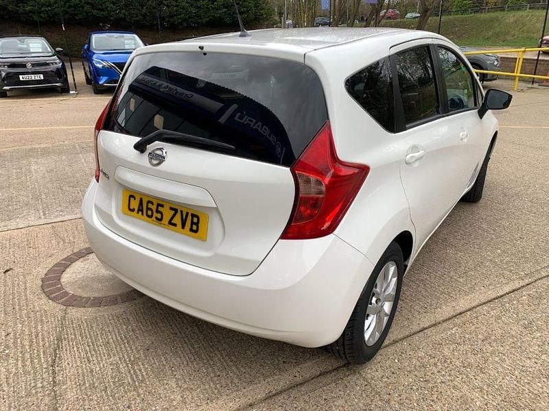 Used Nissan Note Acenta 80 HP (58 kW) 2016 White Hatchback