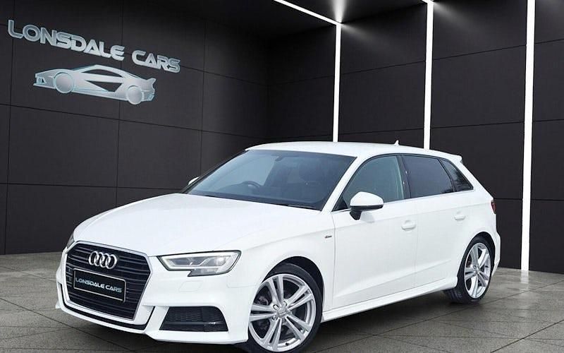 Used Audi A3 Sportback S-Line 150 HP (110 kW) 2016 White Hatchback