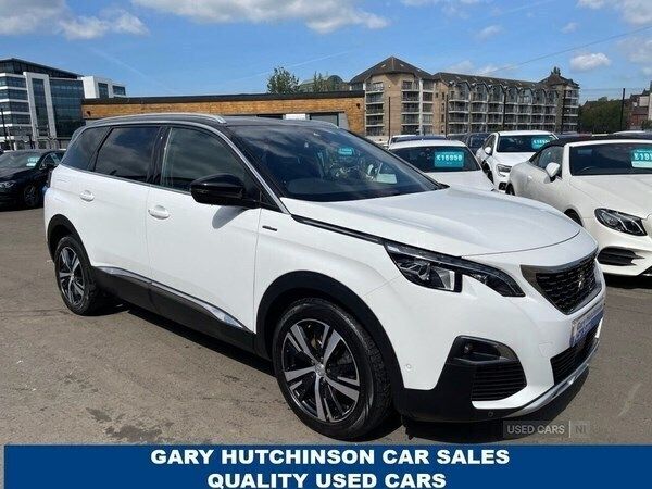 White Used 2018 Peugeot 5008 GT-line MPV | £13,995 - Image 1/4