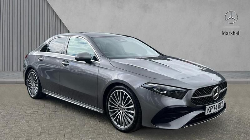 Mountain grey metallic Used 2024 Mercedes A200 AMG Line Premium Plus Sedan | £28,990 (Expensive) - Image 1/4