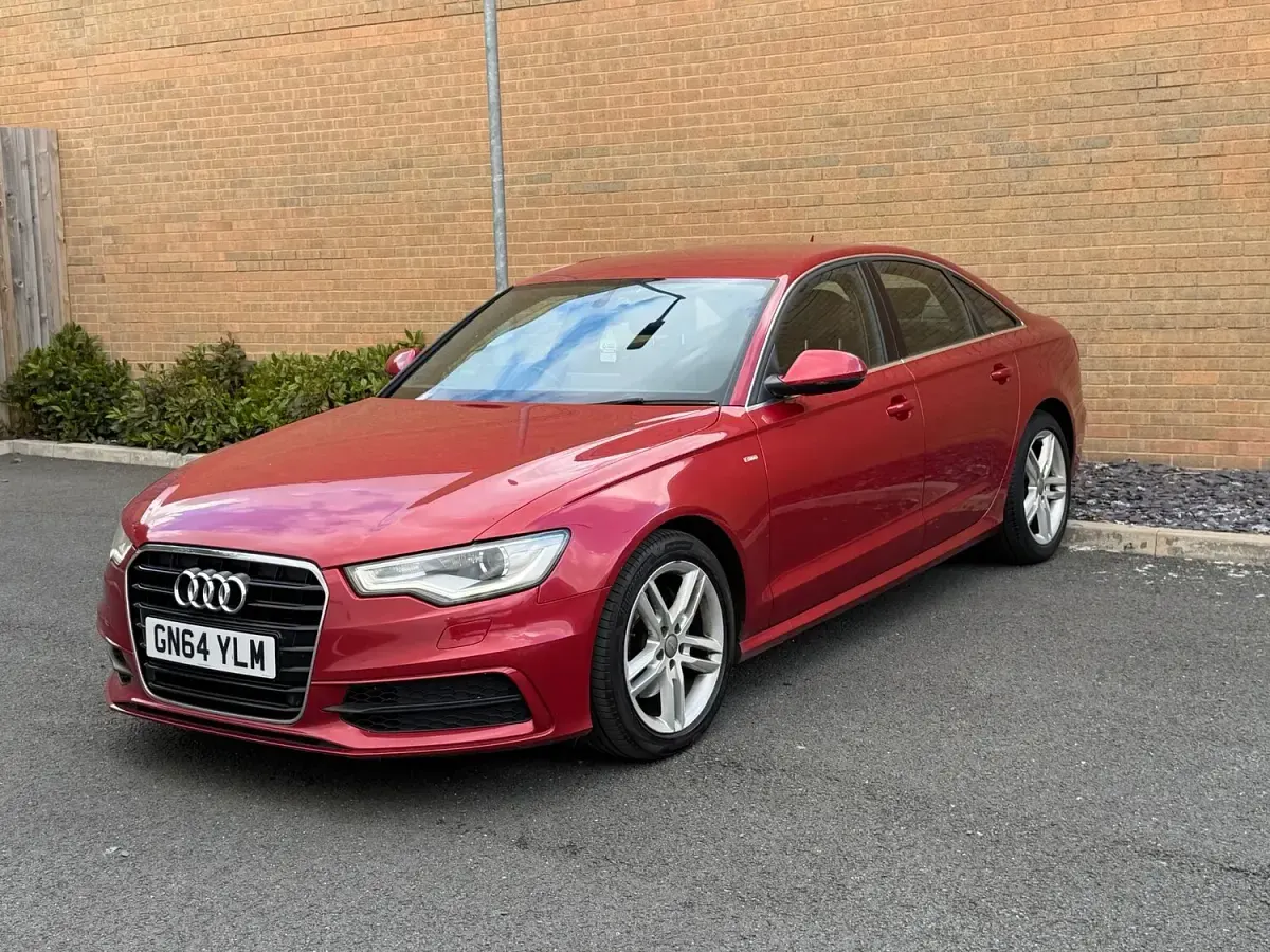 Used Audi A6 S-Line 190 HP (139 kW) 2014 Red Sedan