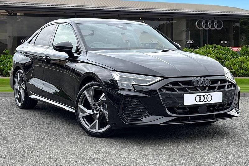Black New 2025 Audi A3 Black Edition Sedan | £33,895 (Super price) - Image 1/4