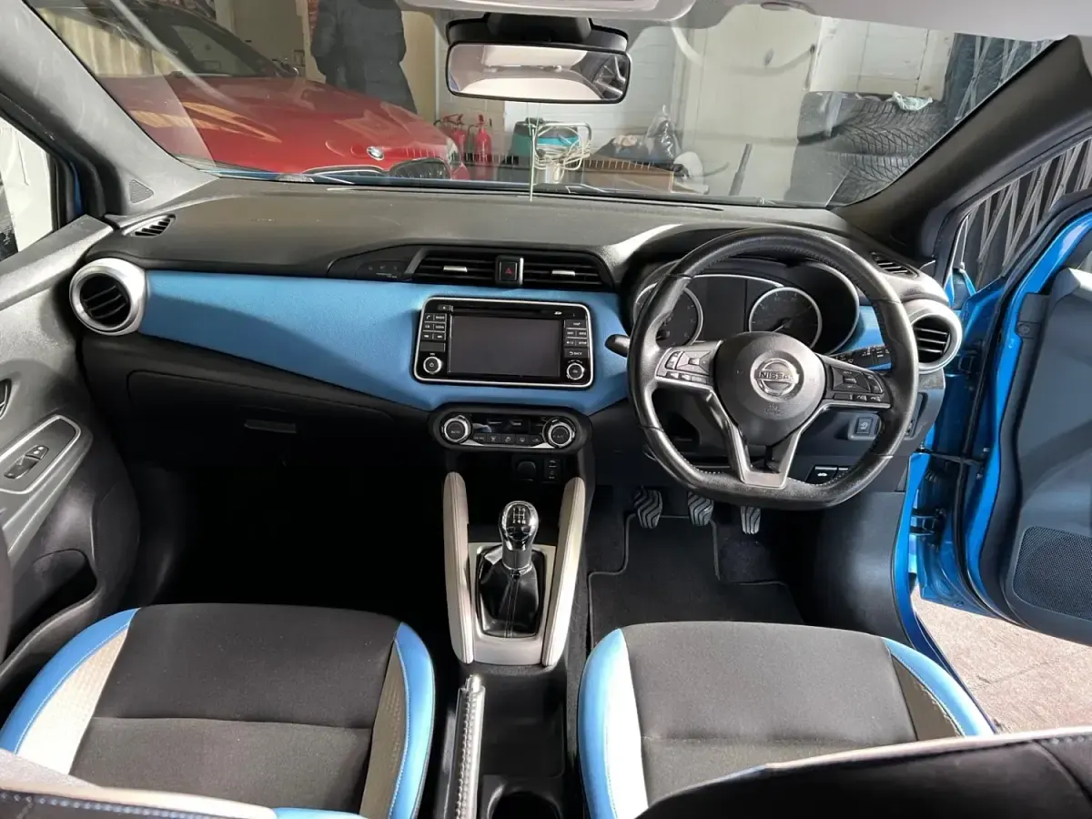Second-hand Nissan Micra N-Connecta 90 CP (66 kW) 2017 Albastru Hatchback