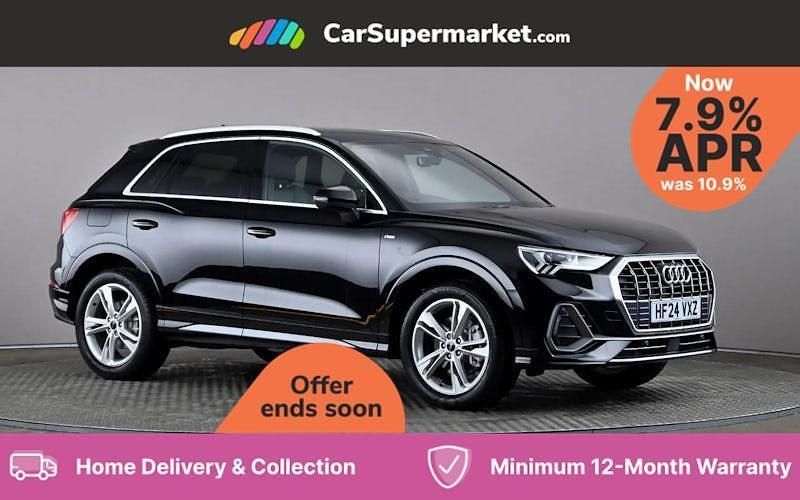 Black Used 2023 Audi Q3 S-Line SUV | £33,197 (Expensive) - Image 1/4