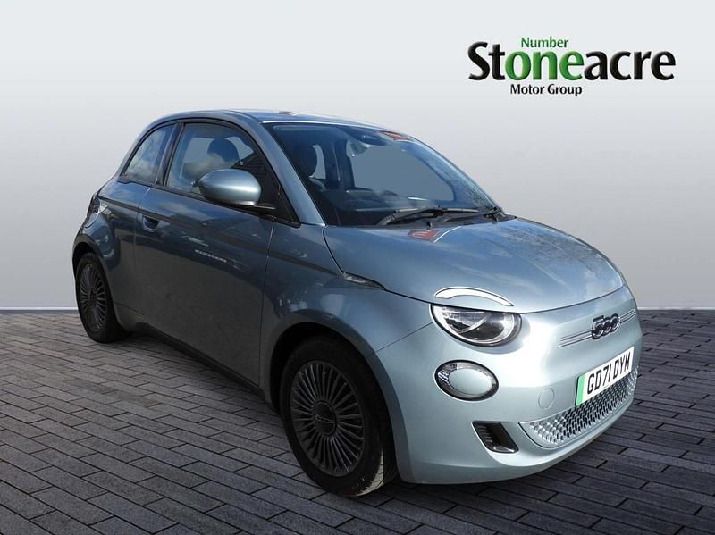 Used Fiat 500e Icon 86 kW (118 HP) 2022 Blue Hatchback