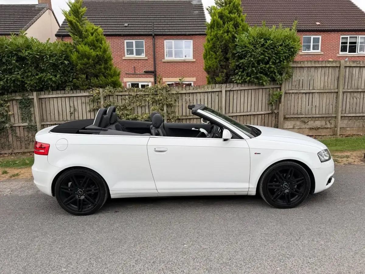 Used Audi A3 Cabriolet S-Line 140 HP (102 kW) 2011 White Cabriolet