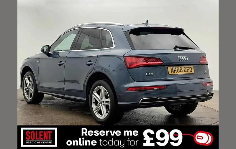 Used Audi Q5 S-Line 187 HP (137 kW) 2018 Blue SUV