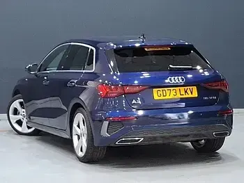 Used Audi A3 S-Line 150 HP (110 kW) 2024 Blue Hatchback