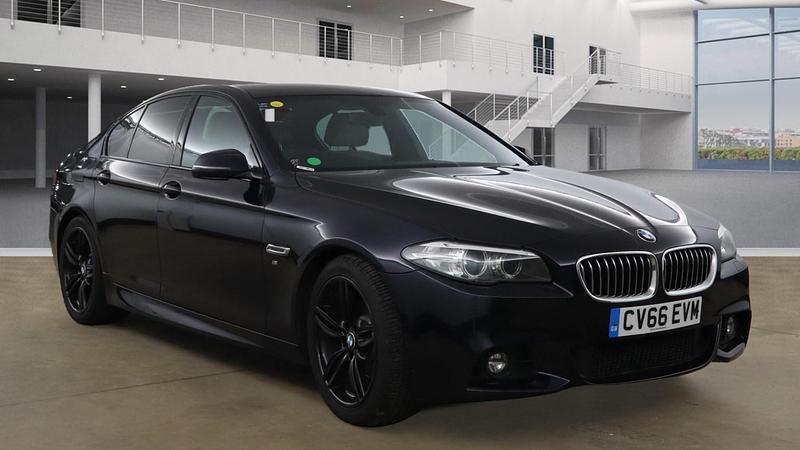 Black Used 2016 BMW 520 M Sport Sedan | £8,270 (Good price) - Image 1/4