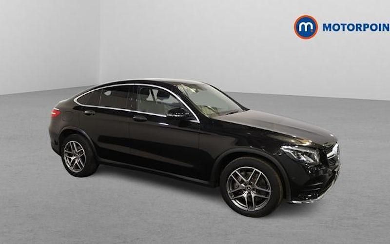 Used Mercedes GLC220 AMG Line Premium 170 HP (125 kW) 2019 Black Coupe