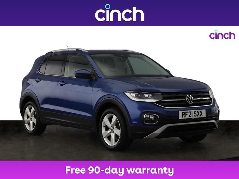 Blue Used 2021 VW T-Cross SEL SUV | £13,799 (Fair price) - Image 1/3