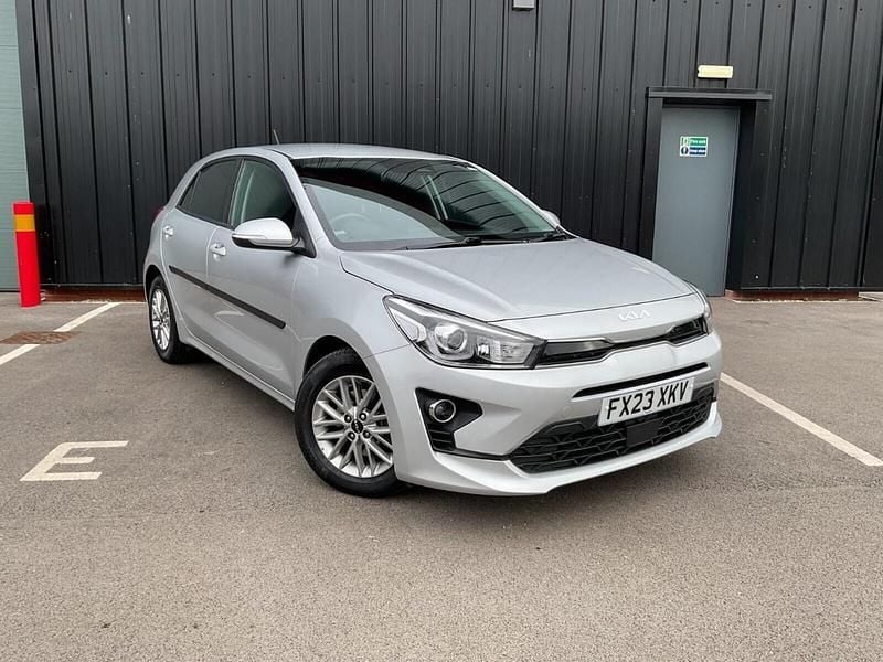 Silver Used 2023 Kia Rio Hatchback | £12,999 (Fair price) - Image 1/4